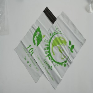 Laadukas, tilaustyönä painettu, stabiili biohajoava maissitärkkelys Kirjekuori