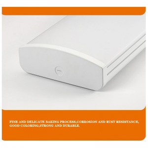 Linklable LED Wrapround Flushmount Light 4ft, LED Shop light for Garage - 500K, ETL ja Energy Star Certified, LED Linear Indoor Lights, LED Ceiling Light