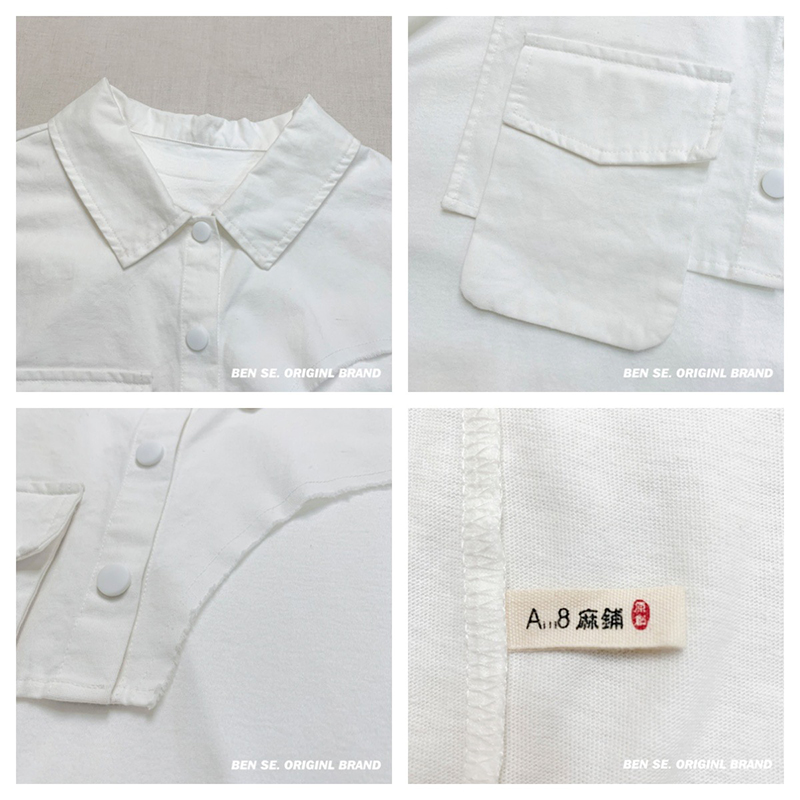 Rentoutunut muotoilu Minimalist Round Collar style Stiched such style Satul Solid värinen puuvilla ja pellavanväriset erikoispuvut 19521 T-paidat + Waistakets