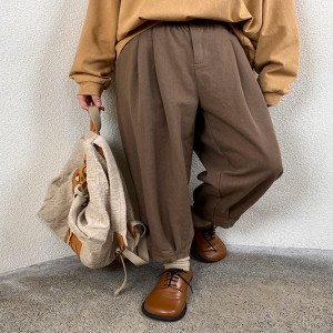 Löysä naisten\\\\ s Pants, jotka on räätälöity sopivaksi mihin tahansa tilanteeseen, kaikkein mukavin rento tyylinen puuvillaliina tilaus 11711 Tyylikäs ja löysä housu