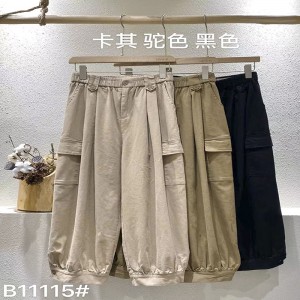 Löysä naisten\\\\ s Pants, jotka on räätälöity sopivaksi mihin tahansa tilanteeseen, kaikkein mukavin rento tyylinen puuvillaliina tilaus 11115 Tyylikäs ja löysä housu