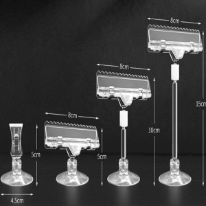 PP-716 puristimen hintamerkki clip- etiketin haltija Strip hyllyn etiketin haltija leikkaa marketin lipas