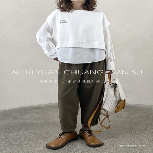 Rentoutunut muotoilu Minimalistinen tyylinen tavallisen tavallisen tavallisen tavallisen tasaisen värin strippaus Ohitettu mukautetun 19600-luvun kauluksen paita + Vyötakki