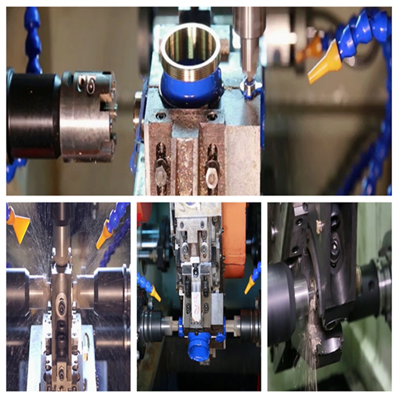 Täysi Servo Three Direction Ten Station Nineteen Axis Air Conditing Globe Valve Body Transfer Machine