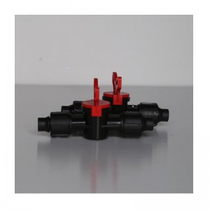 16 Kaksinkertainen lukitus venttiilin läpi