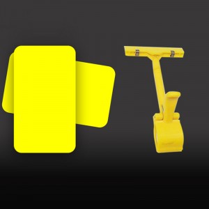 TMJ POP 038 Kirkas hihna Liima-muovikiinnike tyyppikilvessä A6 Supermarkettihylly Akryylimerkkipidike 11X14 Akryylitarrateline