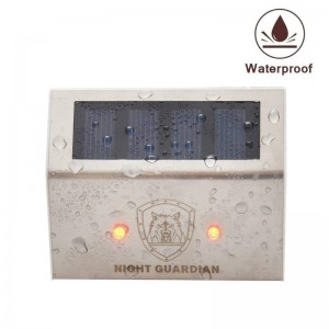 Aurinkoenergialla toimiva RED eye pro LED Wolfe Predator Päätä valo