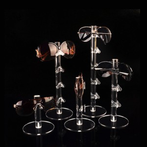 TMJ PP-578 Mukautettu muotiaurinkolasit Stand Acrylic Sunlases Display Rack
