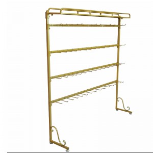 TMJ PP-580 Movoible koukkuhylly ripustaa korvakorut korukorujen näyttöteline