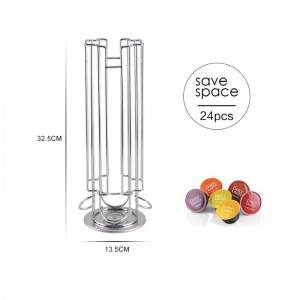 TMJ PP-581Customized Eco-Friendly metal caffitaly coffee cappely crack -teline Keittiötarvikkeet, joissa on kahvikoju