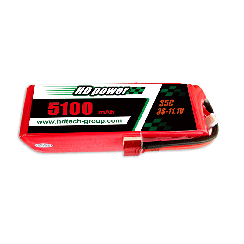 HD POWER 51000mAh 35C 3S 11.1V lipoastia