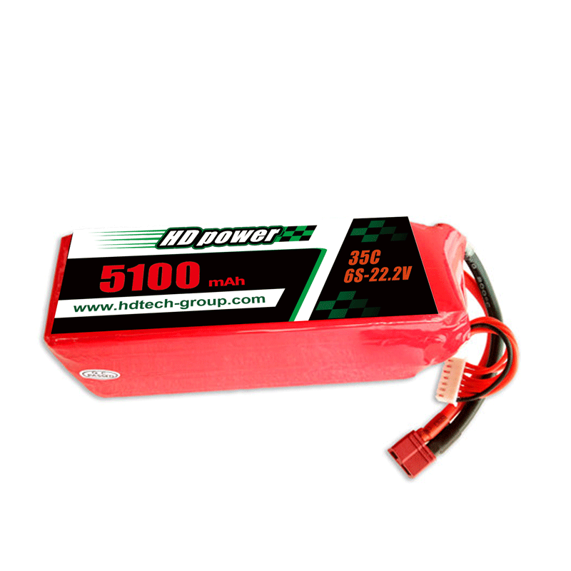 HDPOWER 51000mAh 35C 6S 22.2V rasvaakku