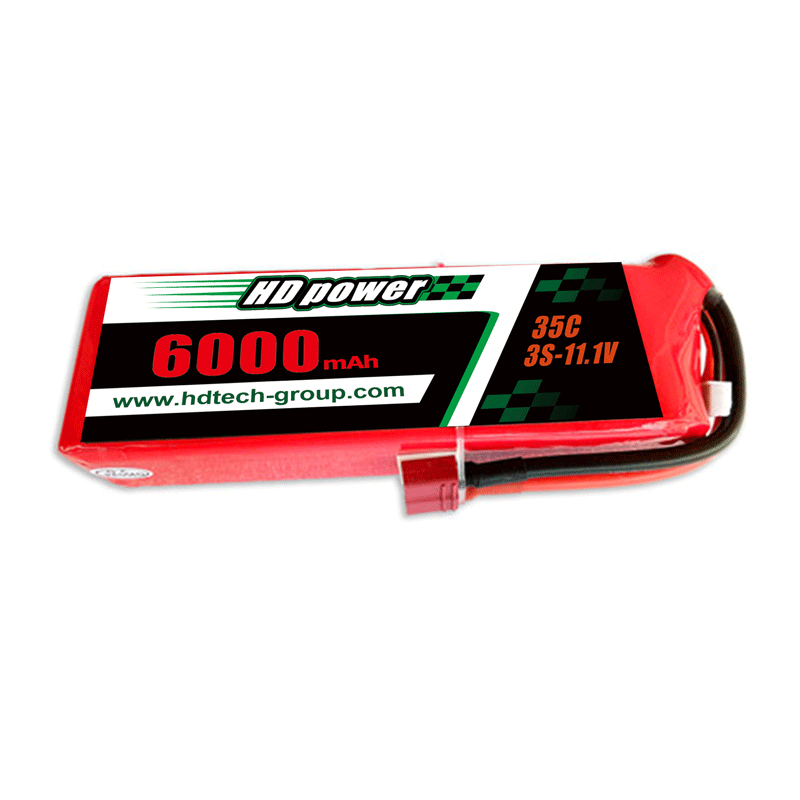 HD POWER 6000mAh 35C 3S 11.1V lipoakku