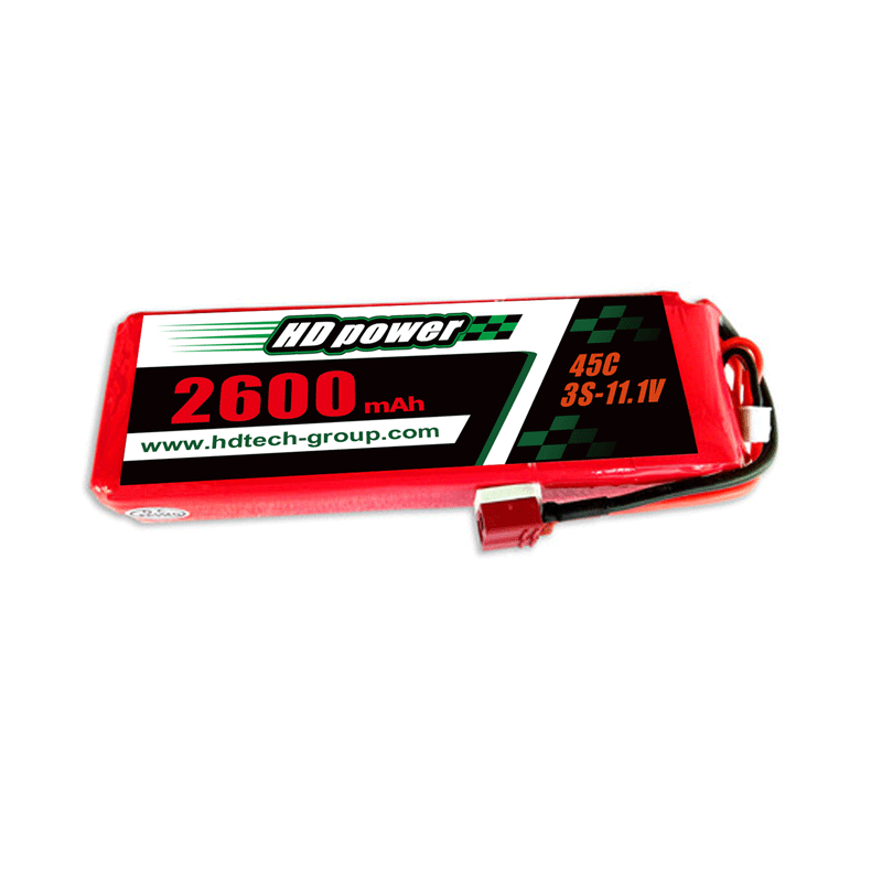 HD POWER 2600mAh 45C 3S 11.1V rasvaakku