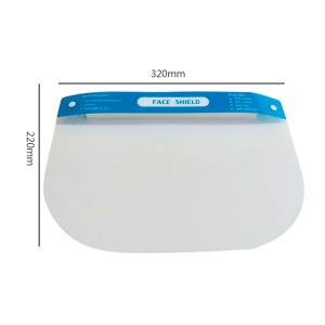 2021 EN 166 Kasvonsuojaus Antifog-kasvosuojus Naarmuuntumaton kokosuojavisiiri