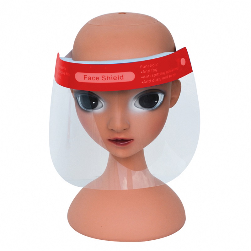 En166 Custom uudelleenkäytettävä Anti-Fog Kids Face Shield Safety Face Mask