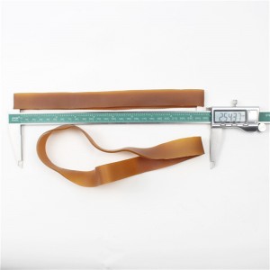 Muokattava suurikokoinen pidennetty ja laajennettu litteä kumivyö, jossa on kulutuskestävyys ja korkean lämpötilan teollisuuskuminauha