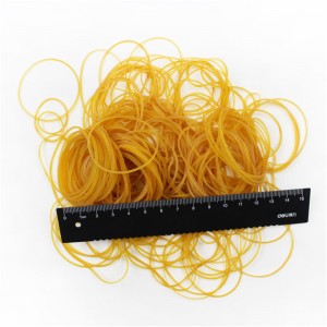 Kuminauhanvalmistajien tukku korkea elastinen ohut kuminauha, joka niputtaa rahan solmion kukka-kumirengasta