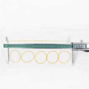 Kuminauhanvalmistajien tukku korkea elastinen ohut kuminauha, joka niputtaa rahan solmion kukka-kumirengasta