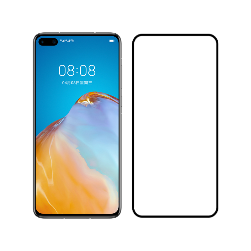 Kuuma 9H Premium karkaistu lasi -kalvo Huawei P40 -näytönsuojalle