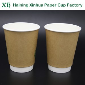 Yksi kaksiseinäinen puhdas voimapaperi kuppi