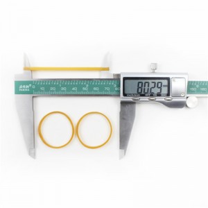 Valmistaja tukku luonnonkumia keltainen läpinäkyvä korkea joustavuus ja sitkeys rapu, hummeria sitova maatalouden kuminauha