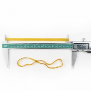 Valmistajat Mukautettu pidennetty ja laajennettu kuminauhat, jotka on syntynyt korkea lämpötila ja anti-aging Keltainen kumihihna