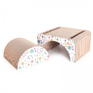 Yhdistelmäneliömäinen ja kissan tarttuva lauta