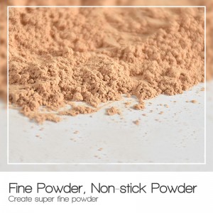 Vedenpitävä läpikuultava öljynhallinta Settin Loose Jauhe