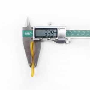 Valmistajat mukautetut keltaiset luonnolliset, kovat ja kestävät maatalouden kotitalouden kuminauhat