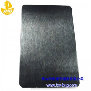 Väri ruostumaton teräs himmeä lauta 2