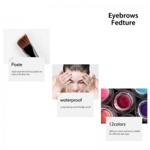 Yksityinen etiketti super vedenpitävä kulmakarva kerma