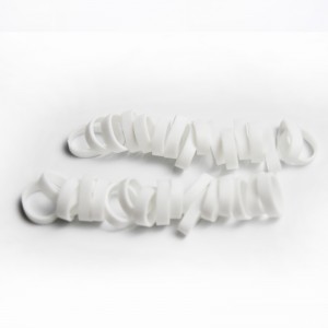 Tehdas räätälöity tukkumyynti valkoinen korkea joustavuus anti-aging datakaapelinnauhoitusrengas