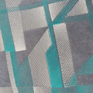 Brodeerattu flanelli kangas bnt6867