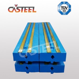 Korkea kromi isku Crusher osat Pegson XH250, XH320SR, XH500 Hartl 1060 TESAB, Extec Blow Bars