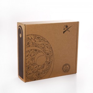 Mukautettu kierrätettävä paperi Materiaali Post Mailer Box Packaging