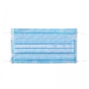 Mukautettu logo Midical Grade 3Dly kertakäyttöinen Ei kudottu yksittäinen käyttö kasvonaamari