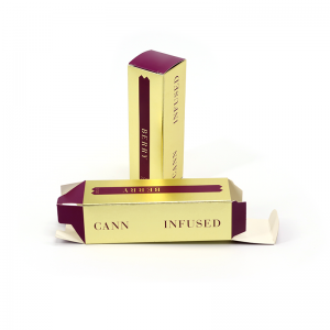 Kosmeettinen taitettava kartonki kierrätetty paperi lahjapaine