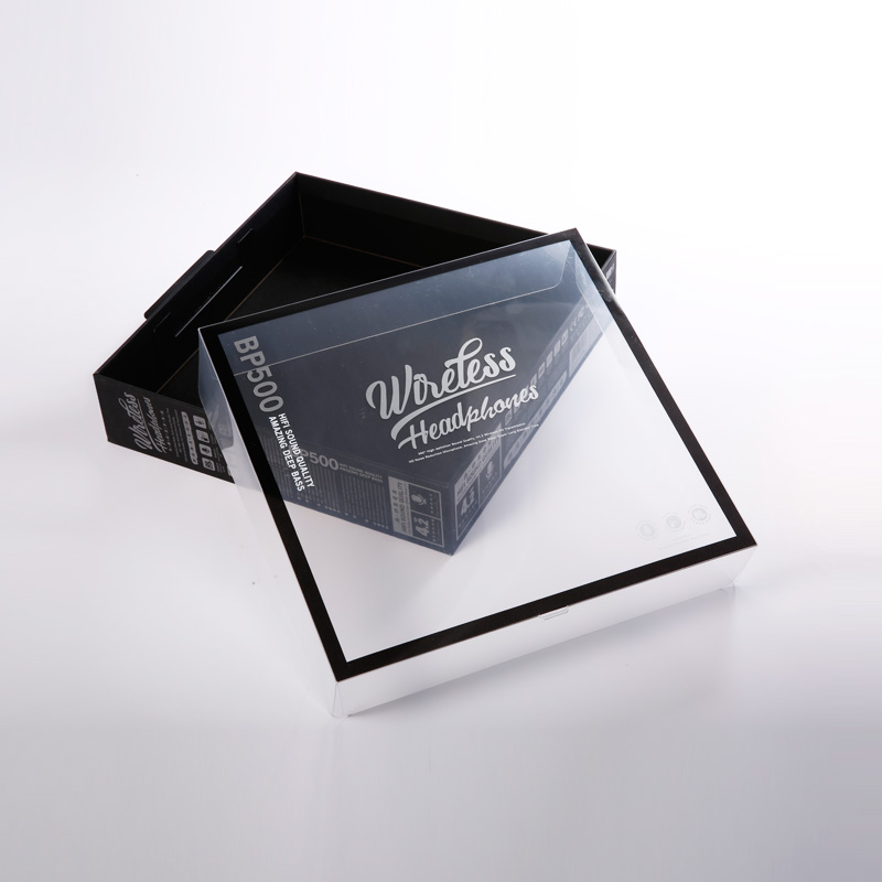 Mukautettu laadukas muoti kierrättää musta väri pakkaus paperi laatikot logolla
