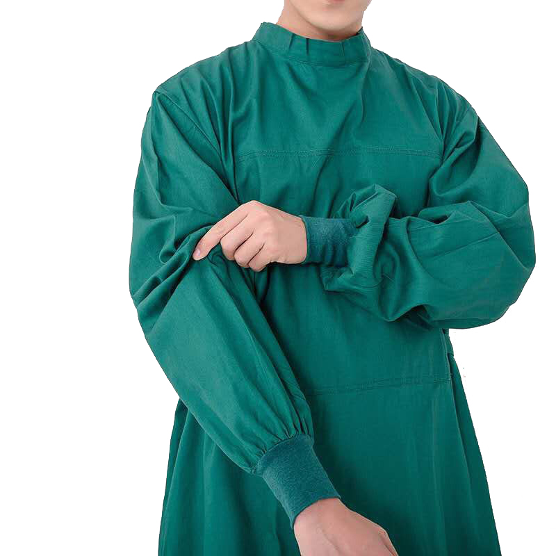 Tehdas myynti puuvilla tummanvihreä kirurgiset puvut pestävä