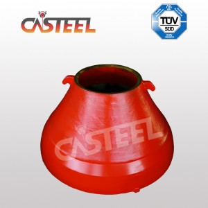 Premium Laatu Bowl Liner ja Mantle Nordberg GP, HP, MP