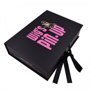 Hiuspakkaukset Pakkauslaatikot jatko-pussit satiinin ihmisen kutoa hiusten lahja säilytyslaatikko, jossanauhan sulkeminen peruukki tarvikkeet