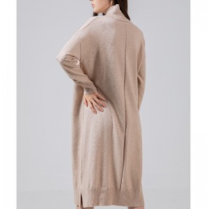 Muoti Trend vapaa Joker Basicneulo mekko korkea kaula 68033#