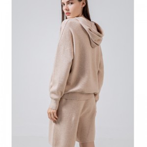 Muoti-trendi rento, monipuolinenneulottu kaksiosainen urheilupuku 68062#