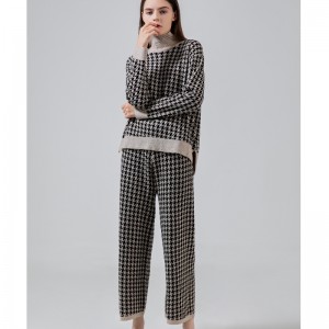 Muodikas rento Joker Neulottu Qianbird-Prased Two-Puku 69002#