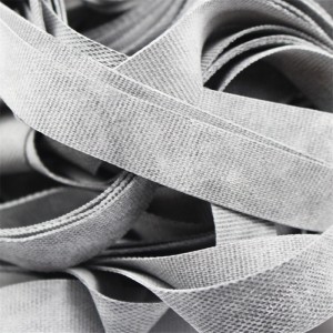 Maski raaka-aine kuminauha musta luonnonkumi joustavanauha kohokuvioitu kumihihna