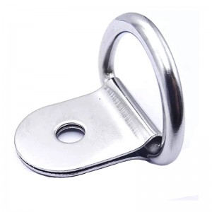 Pieni teräs D-Ring TIE DOWNS, D Sormukset Ankkuri kiinnitysrengas kuormitetuille kuorma-autojen kuorma-autovaunut RV veneet