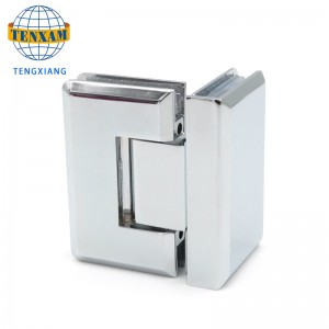 90 astetta Show Glass Door Sarana Ruostumaton teräs Kylpyhuoneen puristin