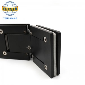 Hot Sale 135 astetta 304 SS Matte Musta Suihku Lasiovet saranat