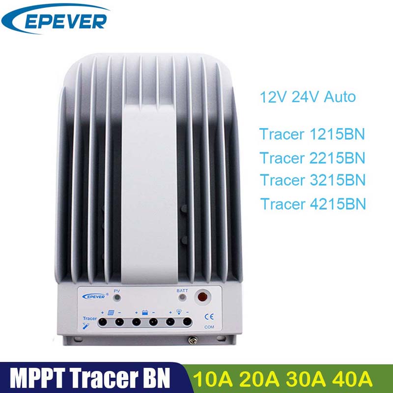 EPEG MPPT 40A 30A 20A Solar-latausohjain 12V24V TRACER4215BN 3215BN 2215BN Akkupaneelin säädin Max PV 150V-tulo